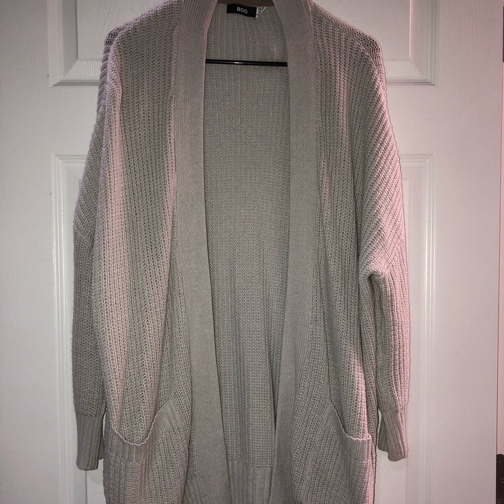 BDG oversized gray cardigan